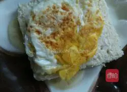 Ham sandwich for a simple breakfast Illustration of how to do it 7