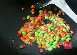 Illustration of how to make assorted stir-fried rice 6