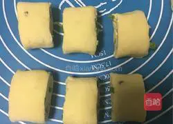 Pumpkin sesame seeds Illustration of how to make scallion steamed buns 7