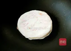 Illustration of how to make dumpling skin version of vegetable pancake 9