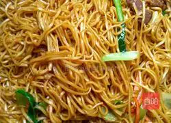 Illustration of how to make fried noodles 8