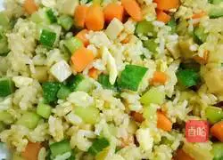How to make assorted fried rice Illustration 6