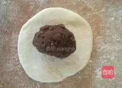 Illustration of how to make bean paste steamed buns 4