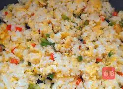 Illustration of Homemade Egg Fried Rice 6