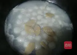 Illustration of how to make ham glutinous rice balls (sesame flavor) 4