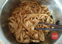 Scallion oil Illustration of how to make noodles 11