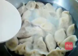 Illustration of how to make pork and green onion dumplings 15