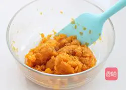 Illustration of how to make rice dumplings with fermented pumpkin 2