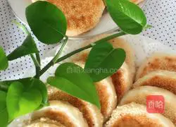 Sesame Illustration of how to make sesame cakes 1