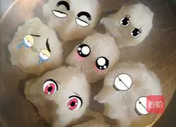 Illustration of how to make beef and radish buns 4