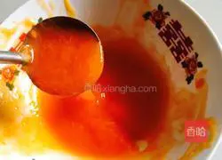 Illustration of how to make crispy persimmon cake 2