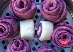Illustration of how to make purple sweet potato buns 5
