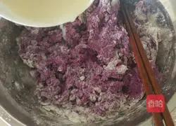 Purple potato cheese sandwich pancake recipe 5