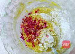 Rose flower Illustration of how to make cake 6