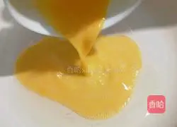 Illustration of how to make egg fried rice 1