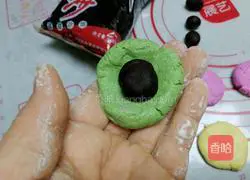 Illustration of how to make colorful glutinous rice balls 5