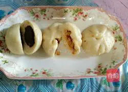 Illustration of how to make corn meat buns 15