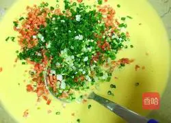 Illustration of how to make egg pancakes 1