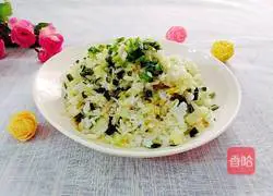 Soybean sprouts and cucumber fried rice recipe 9