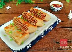 Illustration of how to make layer-by-layer meatloaf 1