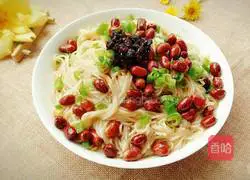Illustration of how to make scallion oil noodles 13