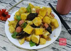 Illustration of how to make fried steamed buns with salt and pepper 5