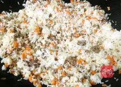 Illustration of how to make mutton fried rice 7