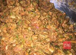 Illustration of how to make mutton and green onion dumplings 8