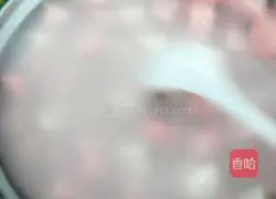 Illustration of how to cook glutinous rice balls 2