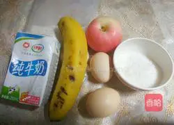 Illustration of how to make fruit pancakes 1
