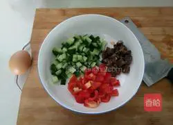 Vegetable and egg fried rice recipe 2