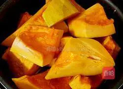 Pumpkin Illustration of how to make cakes 2