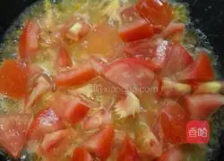 Illustration of how to make tomato noodles 5