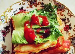 Illustration of how to make a sandwich 3