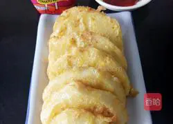 Illustration of how to make fried steamed bun slices 5