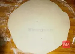 Illustration of how to make scallion pancakes 3