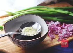 Illustration of how to make spicy soy sauce fried rice/bibimbap in ten minutes without oil
