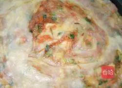 Illustration of how to make hot noodle hand cakes 17