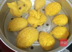 Illustration of how to make animal steamed buns 5