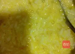 Illustration of how to make fried rice with meat and eggs 2