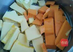 Pumpkin bean paste pie recipe 2