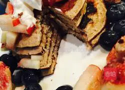 Illustration of how to make banana oatmeal pancakes 1