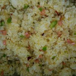 Colorful fried rice