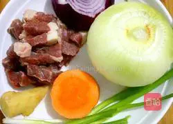 Illustration of how to make beef fried rice 2