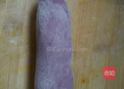 Illustration of how to make purple sweet potato and rose steamed buns 4