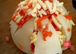 Illustration of how to make cheese steamed buns 4