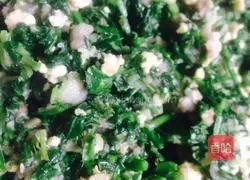 Illustration of how to make shepherd's purse wontons 10