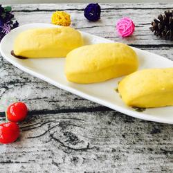 Pumpkin knife cut steamed buns