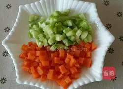 Illustration of how to make egg fried rice 2