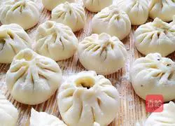 Illustration of how to make purslane and pigskin buns 12